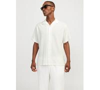 Jack & Jones Luke Crinkle Short Sleeve Shirt Weiß XL Mann (Herstellerartikelnummer: 12255781-CloudDancer-XL)