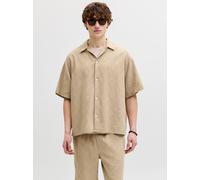 Jack & Jones Montauk Wavy Texture Kurzarmhemd L Crockery