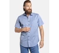 Jan Vanderstorm Comfort Fit Hemd Kurzarm blau