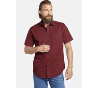 Jan Vanderstorm Comfort Fit Hemd Kurzarm rot