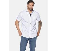 Jan Vanderstorm Hemd Herren Comfort Fit Baumwolle weiß, 5XL