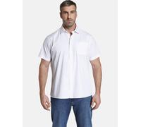 Kurzarmhemd JAN VANDERSTORM "Hemd MEINO", Herren, Gr. XXXL, weiß, Obermaterial: 100% Baumwolle CO., unifarben, comfort fit normal, Hemden (16760251-XXXL) weiß