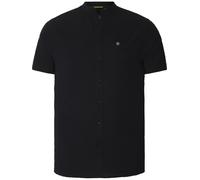 Kurzarmhemd JAN VANDERSTORM "Kurzarmhemd ALBART", Herren, Gr. XXL, weit, schwarz, Obermaterial: 100% Baumwolle CO., Hemden (16823942-XXL) schwarz