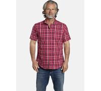 Jan Vanderstorm Herren Kurzarmhemd Feeliks rot 2XL (XXL) - 45/46