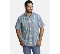 Jan Vanderstorm Comfort Fit Hemd Kurzarm grün