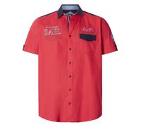 Kurzarmhemd JAN VANDERSTORM "Kurzarmhemd NIGHILS", Herren, Gr. 7XL, weit, rot, Obermaterial: 100% Baumwolle CO., Hemden (39036065-7XL) rot