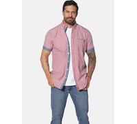 Kurzarmhemd JAN VANDERSTORM "Kurzarmhemd ODHELD", Herren, Gr. 7XL, weit, rot (rot gestreift), Obermaterial: 100% Baumwolle CO., comfort fit, Hemden (71185020-7XL) rot gestreift