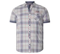 Kurzarmhemd JAN VANDERSTORM "Kurzarmhemd POULAR", Herren, Gr. XL, weit, blau (hellblau kariert), Obermaterial: 100% Baumwolle CO., Hemden (63266712-XL) hellblau kariert