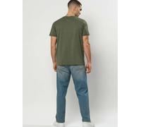 Kurzarmhemd KAPPA "Kappa 3-Pack T-shirt KMLogo Cafers", Herren, Gr. M, Normalgrößen, grün, grau, beige, Obermaterial: 100% Baumwolle, Hemden (93099851-M) grün, grau, beige