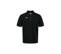 Kurzarmhemd KAPPA "Kappa Polo KMLogo Life", Herren, Gr. L, Normalgrößen, schwarz, Obermaterial: 100% Baumwolle, Hemden (74105352-L) schwarz