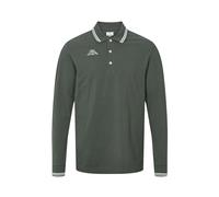 Kurzarmhemd KAPPA "Kappa Polo shirt KMLogo", Herren, Gr. S, Normalgrößen, grün schwarzish, Obermaterial: 100% Baumwolle, Hemden (41846967-S) grün schwarzish