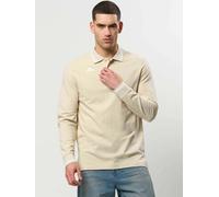 Kurzarmhemd KAPPA "Kappa Polo shirt KMLogo", Herren, Gr. XXL, Normalgrößen, beige fog, Obermaterial: 100% Baumwolle, Hemden (10824824-XXL) beige fog