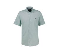 LERROS Halbarm-Hemd mit Minimalprint, grosse Größen - Mint Water 4XL