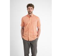 LERROS Kurzarmhemd Herren Regular Fit mit verdecktem Button-down-Kragen, Pale Papaya XXL