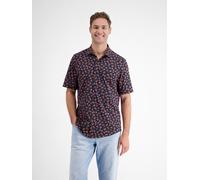 LERROS Herren Jerseyhemd, floral gemustert - Classic Navy L