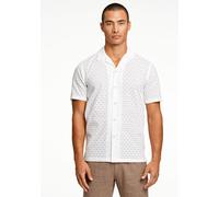Kurzarmhemd LINDBERGH "Freizeithemd (Kurzarm) Relaxed Fit", Herren, Gr. 3XL, Normalgrößen, weiß, Obermaterial: 100% Baumwolle, Hemden (84627057-XXXL) weiß