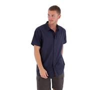 Grey Teal Hurley Low Tide Short Sleeve Shirt Blau M Mann