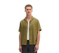 Kurzarmhemd MARC O'POLO "aus reinem Leinen", Herren, Gr. 3XL, Normalgrößen, grün (fresh seaweed), Obermaterial: 100% Leinen, unifarben, regular fit normal, normaler Saum, Hemden (22782461-XXXL) fresh