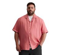 Kurzarmhemd MARC O'POLO "aus reinem Leinen", Herren, Gr. 3XL, Normalgrößen, pink (m633), Obermaterial: 100% Leinen, unifarben, regular fit normal, normaler Saum, Hemden (39834122-XXXL) m633