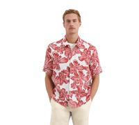 Kurzarmhemd MARC O'POLO "aus reinem Leinen", Herren, Gr. L, Normalgrößen, me37, Obermaterial: 100% Leinen, gestreift, normal, normaler Saum, Hemden (49312403-L) me37