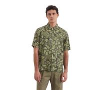 Kurzarmhemd MARC O'POLO "aus reinem Leinen", Herren, Gr. XXL, Normalgrößen, mk45, Obermaterial: 100% Leinen, gestreift, normal, normaler Saum, Hemden (52164847-XXL) mk45