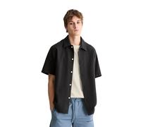 Kurzarmhemd MARC O'POLO DENIM, Herren, Gr. L, N-Gr, broken graphite, Web, Obermaterial: 100% Baumwolle, regular fit normal, Hemden, regular mit Karo-Struktur (88317324-L) broken graphite