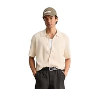 Kurzarmhemd MARC O'POLO DENIM "mit Knopfleiste", Herren, Gr. S, Normalgrößen, weiß blush, Obermaterial: 100% Baumwolle, unifarben, regular fit normal, Hemden (53711928-S) weiß blush