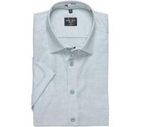Kurzarmhemd MARVELIS, Herren, Gr. 38, N-Gr, grün, Web, Obermaterial: 100% Baumwolle, tailliert normal, Hemden, bügelleicht, körpernah, Businesshemd (33437354-38) grün