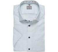 Kurzarmhemd MARVELIS, Herren, Gr. 40, N-Gr, grün, Web, Obermaterial: 100% Baumwolle, comfort fit normal, Hemden, comfort fit, bügelfrei, mit Struktur, Businesshemd (47643737-40) grün