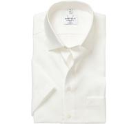 Marvelis Herren Businesshemd Kurzarm Non-Iron Modern Fit,Einfarbig,New Kent,Hellbeige 20,42