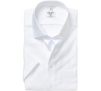 Kurzarmhemd MARVELIS, Herren, Gr. 42, N-Gr, weiß, Web, Obermaterial: 100% Baumwolle, Hemden, modern fit, Busnesshemd, New Kentkragen, bügelfrei (42293140-42) weiß