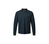 Kurzarmhemd MCS "MCS Polo shirt MCRockwall", Herren, Gr. XXL, Normalgrößen, schwarz sapphire, Obermaterial: 100% Baumwolle, Hemden (63567347-XXL) schwarz sapphire
