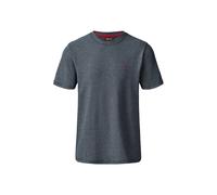 Kurzarmhemd MCS "MCS T-shirt Colin", Herren, Gr. XL, Normalgrößen, schwarz sapphire, Obermaterial: 80% Baumwolle, 20% Polyester, Hemden (58221228-XL) schwarz sapphire