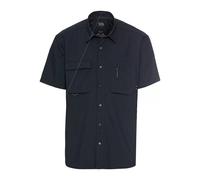 camel active Herren Kurzarmhemd mit Cooling Effekt Dunkelblau Menswear-L