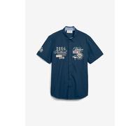 Kurzarmhemd mit Druck 43/44 (XL)