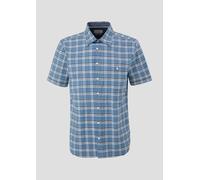 Kurzarmhemd mit Karomuster 3XL blau 2141265.54N4.3XL