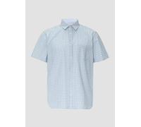 Kurzarmhemd mit Kentkragen M blau 2152706.50N1.M