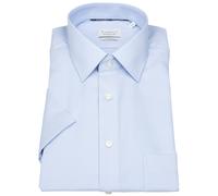 Kurzarmhemd - Modern Fit - Dynamic Cotton - Struktur - hellblau Eterna