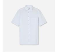 Kurzarmhemd OLYMP "Luxor comfort fit", Herren, Gr. 48, N-Gr, weiß, Web, Obermaterial: 100% Baumwolle, comfort fit, Hemden Kurzarmhemd, charmantes Minimal-Dessin (44029208-48)