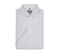Businesshemd OLYMP "OLYMP Luxor, comfort fit, Button-down", Herren, Gr. 44, Normaler Arm, mandarin, 100% Baumwolle, Hemden (15043744-44) mandarin