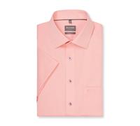 Kurzarmhemd OLYMP "Luxor", Herren, Gr. 44, N-Gr, mandarin, Web, Obermaterial: 100% Baumwolle, unifarben, comfort fit normal, Hemden, Businesshemd, comfort fit, New Kentkragen (28608111-44) mandarin