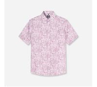 Kurzarmhemd OLYMP "Luxor", Herren, Gr. 45, N-Gr, mauve, Obermaterial: 100% Baumwolle, normal, Hemden, Businesshemd, modern fit, Global Kent (73051208-45) mauve