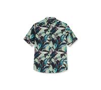 OLYMP Hemd Herren Regular Fit Kurzarm Baumwolle grün, XXL