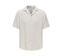 ONLY & SONS "ONSLATHAM RLXSS RESORT LINEN STRUC 0257" (69259143-S) cloud dancer