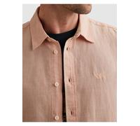 PME Legend Short Sleeve Hemd Cotton Linen Rosa - Größe M Pink M