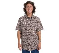Kurzarmhemd QUIKSILVER "Apero Classic", Herren, Gr. XL, US-Größen, chocolate braun mini desert ch, 100% Baumwolle, Hemden (40667411-XL) chocolate braun mini desert ch
