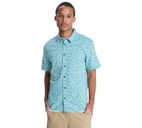Kurzarmhemd QUIKSILVER "Apero Classic", Herren, Gr. XS, US-Größen, aqua ocean mayhem 32, Obermaterial: 100% Baumwolle;, Hemden Kurzarmhemd (21648068-XS)