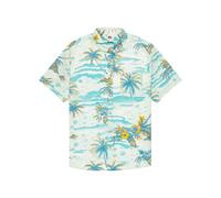 Kurzarmhemd QUIKSILVER "Apero Classic", Herren, Gr. XXL, US-Größen, aqua sundown, Obermaterial: 100% Baumwolle;, Hemden Kurzarmhemd (60502128-XXL)