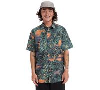 Kurzarmhemd QUIKSILVER "Apero Classic", Herren, Gr. XXL, US-Größen, india ink hidden gem, 100% Baumwolle, Hemden (68169018-XXL) india ink hidden gem