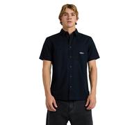 Kurzarmhemd QUIKSILVER "Diamond", Herren, Gr. L, US-Größen, schwarz, 100% Baumwolle, Hemden (75648541-L) schwarz